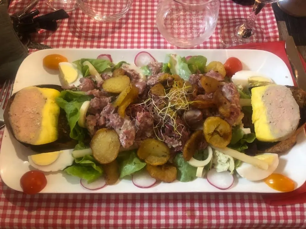 Salade de Gésiers Et Foie Gras Maison